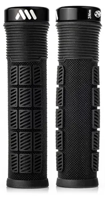 Zdjęcie produktu dla Manetki Chwyty Rączki Gripy Rowerowe AMS Rise Grips Czarne