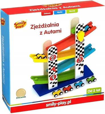 Zdjęcie produktu dla Tor samochodowy Zjeżdżalnia z autami