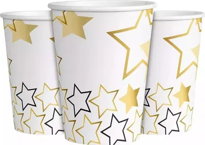Immagine prodotto di Bicchieri di carta per bevande 180/200 ml 8 pezzi
