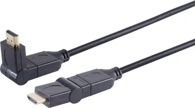 Produktbild von Monitorkabel 2 x HDMI Typ A-Stecker winkelbar, 1.3b, 2,0 m (22221397)