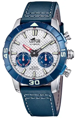 Produktbild von Lotus Herren Uhr Classic Sport Elegant Leder Armbanduhr blau UL18811/1