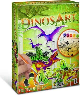 Produktbild von Dinosart 15012, Mal-Set für Kinder, Mehrfarbig, 9 Stück(e)