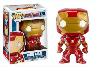 Produktbild von Civil War Captain America - Iron Man 126 - Funko Pop! - Vinyl Figur