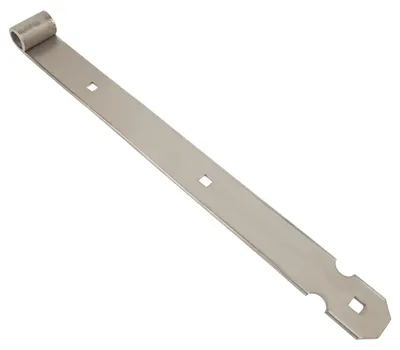 Produktbild von Ladenband Edelstahl 40 cm Quadratische Löcher Halbmond - Pro Stück