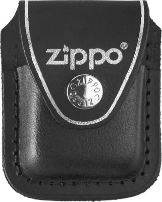 A black leather pouch with a silver snap closure and silver trim.