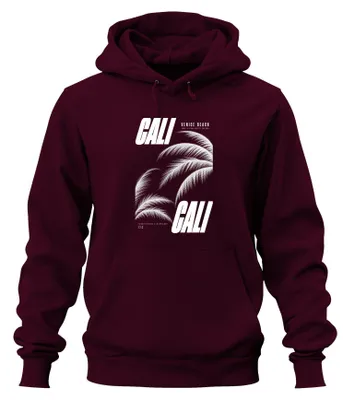 Obrázok produktu pre Letná bunda s kapucňou "California Hoodie", farba: bordová, veľkosť: L
