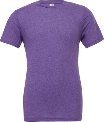 Produktbild von Canvas 3413 | Triblend Crew Neck T-Shirt / Meliert - Farbe: Purple Triblend (Heather) - Größe: M