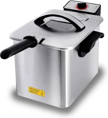 Produktbild von Elektrische Fritteuse 4 Liter 3000 W Edelstahl Frittierpan