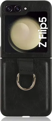 Produktbild von König Design Hülle kompatibel mit Samsung Galaxy Z Flip5 Kunststoff Soft Handyhülle - Handy Case Schwarz