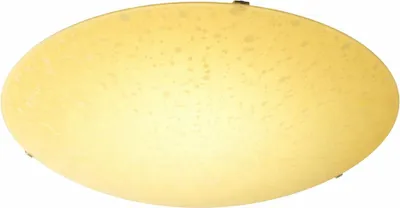 Produktbild von LED Deckenleuchte, Glas, gelb, D 39,5 cm