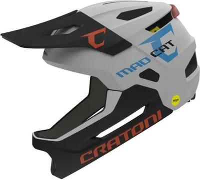Obrázek produktu pro Přilba Cratoni MadCat Mips dětské integrální velikost S-M (49-56 cm) bílá-černá mat 112903K1