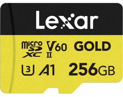 Immagine prodotto di Scheda LEXAR microSDXC Gold Series UHS-II 256 GB V60