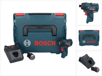 Image de Bosch GDR 12V-110 Professional Visseuse à chocs sans fil 12 V 110 Nm 1/4'' Brushless + 1x batterie 2,0 Ah + chargeur + L-Boxx