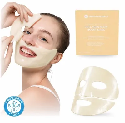 Produktbild von Comformidable Collagen Glow Boost Tuchmaske – 4 Stück