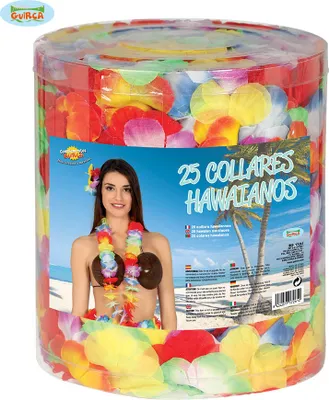 Immagine prodotto di Hawaii fiore collana bulk pack spiaggia festa aloha