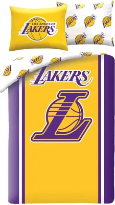 Obrázek produktu pro Oboustranné ložní povlečení z mikrovlákna Los Angeles Lakers - NBA