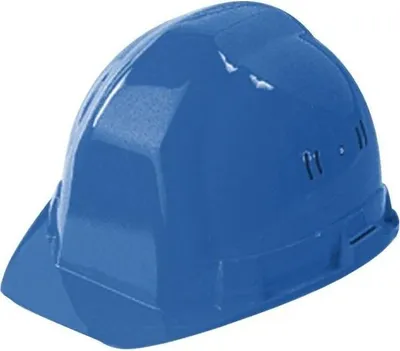 Produktbild von Stoßfester Schutzhelm Orange mit verstellbarer Innenkopfhaube und Stirnpolsterung EN 397