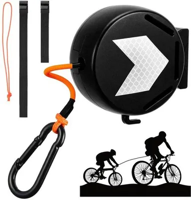 Obrázok produktu pre Vlečný systém pre detské bicykle, 2 metre, pre elektrobicykle a horské bicykle, nosnosť 120 kg, zasúvateľný systém na bicykle