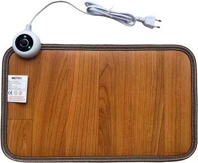 Productafbeelding van Elektrische voetenwarmer met 4 instelbare temperatuurstanden en een voetpedaal
