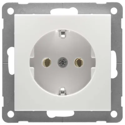 Produktbild von PEHA Steckdose SCHUKO D 11.6511.02 Badora 11. reinweiß (02)