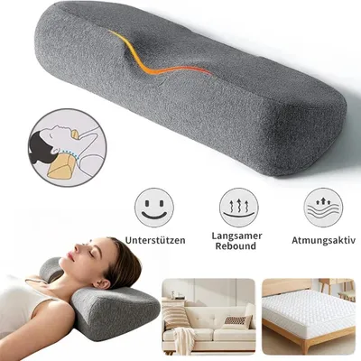 Produktbild von Nackenkissen aus Memory Foam,Ergonomisches Kopfkissen Nackenschmerzen für Rücken