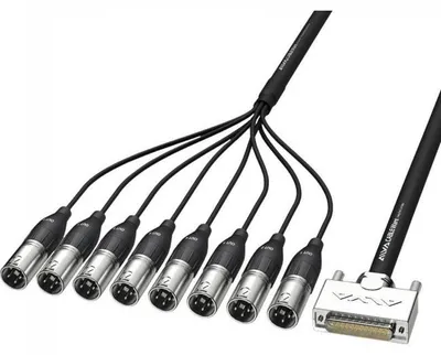 Immagine prodotto di AO25-8XPRO3 D-Sub25 maschio a 8 x XLR maschio, 3 m