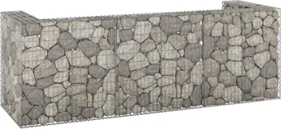Obrázok produktu pre Maison Exclusive - Gabiónová stena na odpadkové koše, oceľ 325x100x110 cm