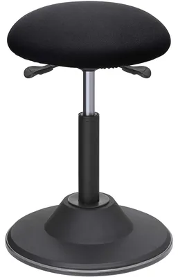 Immagine prodotto di Sedia da lavoro – Regolabile in altezza – Ergonomica – Rotante – Antiscivolo – Nera