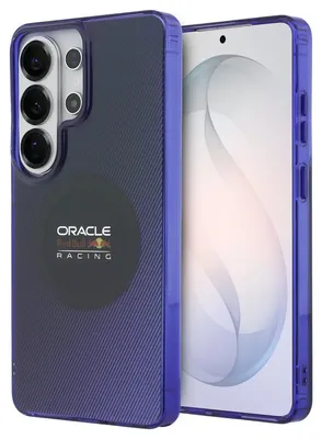 Obrázok produktu pre Puzdro RED BULL vhodné pre SAMSUNG S26 Ultra RBHMS26L24HGDSV (Magnetic Double Layer PC Blended Lines) v tmavomodrej farbe