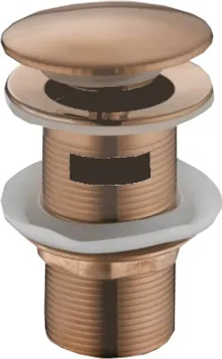 Produktbild von Mexen runder Klick-Klack-Stöpsel mit Überlauf, Rosa Gold - 79920-60