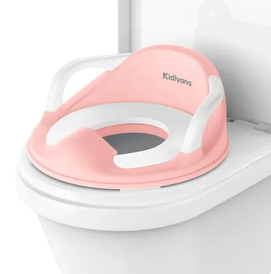 Produktbild von Kidiyana Toilettenaufsatz Kinder rutschfest mit Polster ergonomisch WC Sitz 1–5 Jahre