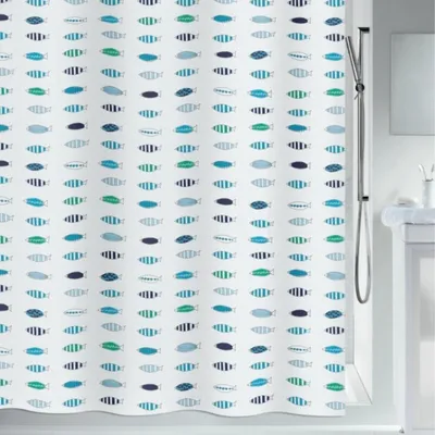Zdjęcie produktu dla Spirella 7610583192622, Wzór, Pierścień, Poliester, Niebieski, Biały, 30 °C, 1200 mm