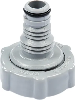Image de Bestway® Pièce détachée Adaptateur de tuyau de jardin (gris / Ø 32 mm) pour systèmes de filtration à sable / pompes de filtration et piscines