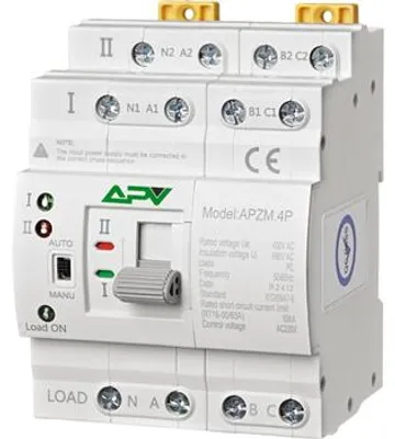 Obrázek produktu pro Automatický přepínač sítí Adelid APZM.4P-63A, 4P pro FVE