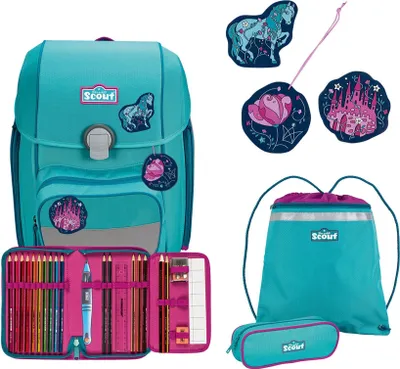 Produktbild von Scout Genius Schulranzen-Set 4 teilig Dreamworld