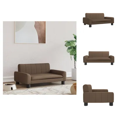 Obrázek produktu pro vidaXL Pelíšek pro psy hnědý 70x45x30 cm látka - Pelíšky pro psy