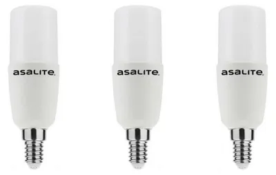 Produktbild von Asalite E14 LED-Lampe 7W 600lm 3000K warmweiß 3 Stück