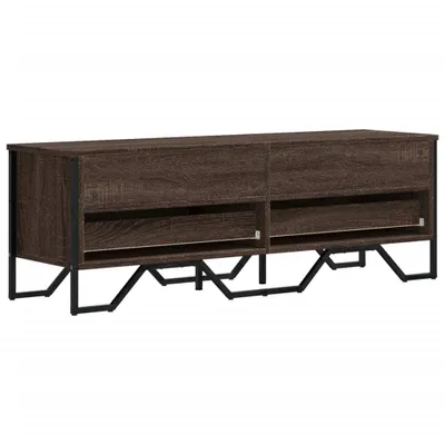 Obrázek produktu pro vidaXL TV skříňka hnědý dubový vzhled 122x34x41 cm materiál na bázi dřeva