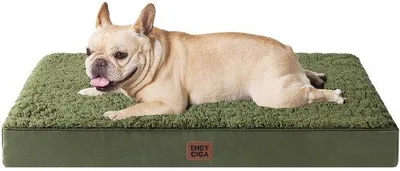 Produktbild von EHEYCIGA Orthopädisches Hundebett für kleine Hunde, waschbares, flauschiges Hundekissen, Hundematte mit abnehmbarem Bezug für Hundeboxen