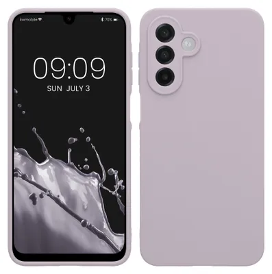 Produktbild von kwmobile Handyhülle für Samsung Galaxy A18 4G / 5G Hülle - weiches Handy Silikon Case - Schutzhülle Cover - Lavendel