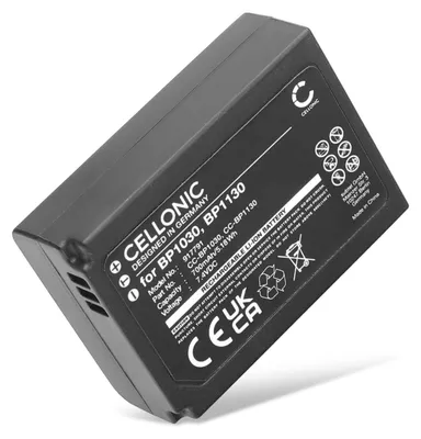 Immagine prodotto di CELLONIC 1x Batteria per Fotocamera Compatibile con Samsung NX500, NX1000, NX300, BP1130 – (700mAh, 7.4V)