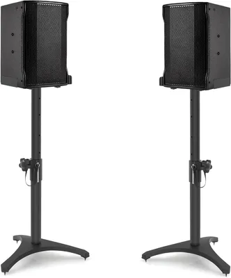 Produktbild von Lautsprecherständer – Standfüße – Für ein optimales Musikerlebnis – Verstellbare Höhe – Bis zu 75 cm – Schwarz