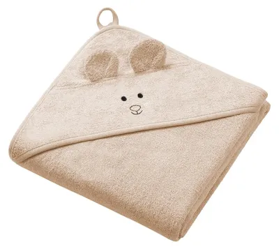 Produktbild von Baby Ono Bambus-Badetuch Beige 100 x 100 cm