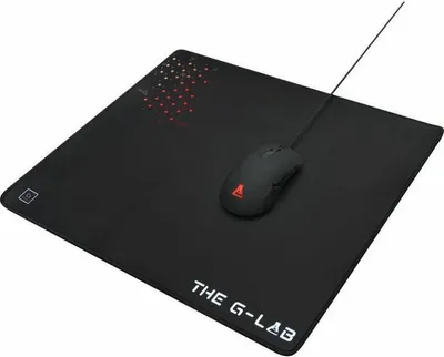 Immagine prodotto di THE G-LAB - PAD CEASIUM - Tappetino per mouse da gioco antiscivolo di grandi dimensioni 450 x 400 mm