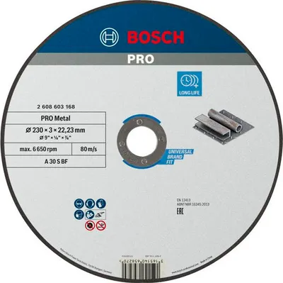 Produktbild von PRO Metal Trennscheibe, 230 x 3 x 22.23 mm, gerade
