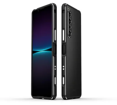Immagine prodotto di Per Sony Xperia 1 VII Aurora Series: custodia con cornice in metallo e protezione per fotocamera, colore argento