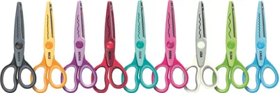 Produktbild von 12X Heyda 204888099 ZierrandSchere sort