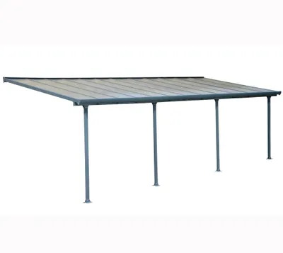 Produktbild von Palram - Canopia Aluminium Terrassenüberdachung Feria Anthrazit 295x730x305 cm