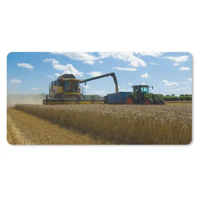 Produktbild von MuchoWow® Mauspad Mousepad Traktor - Bauernhof - Landleben - Ernte - Getreide 60x30 cm - Mousepads - Maus Mat - Pad - Mausunterlage - Nachhaltig