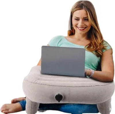 Zdjęcie produktu dla Dmuchany Stolik Pod Laptopa Poduszka Wielofunkcyjna Ergonomiczna